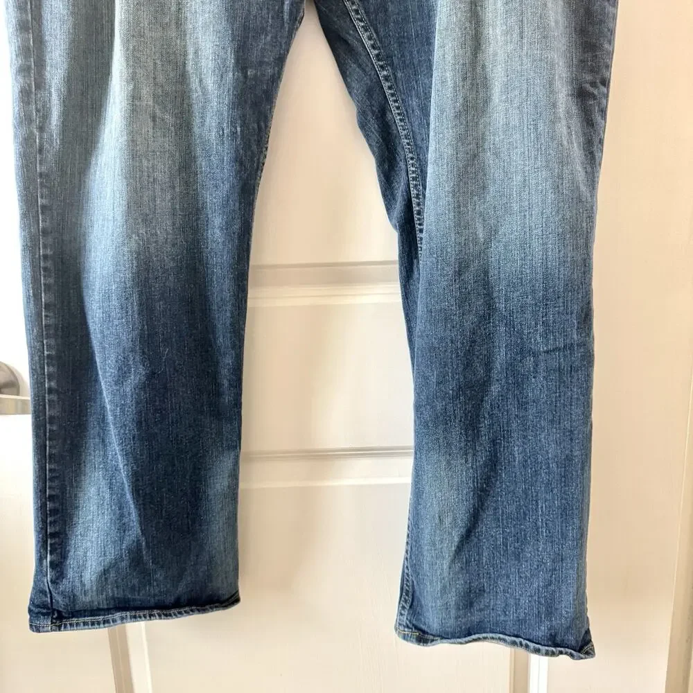 Foundry Supply Co Mens Jeans 50x32 Flex Denim Blue Straight Leg Big Tall Stretch